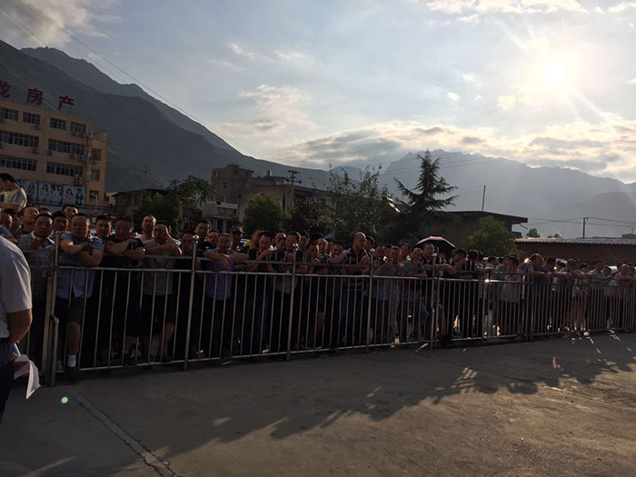 2017年8月份高技工、中技工的考試現(xiàn)場