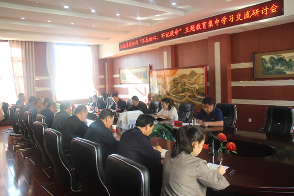隴運(yùn)集團(tuán)公司召開“不忘初心、牢記使命”主題教育集中學(xué)習(xí)交流研討會(huì)