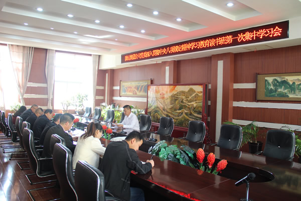 隴運集團公司黨委召開深入貫徹中央八項規(guī)定精神學習教育讀書班第一次集中學習會